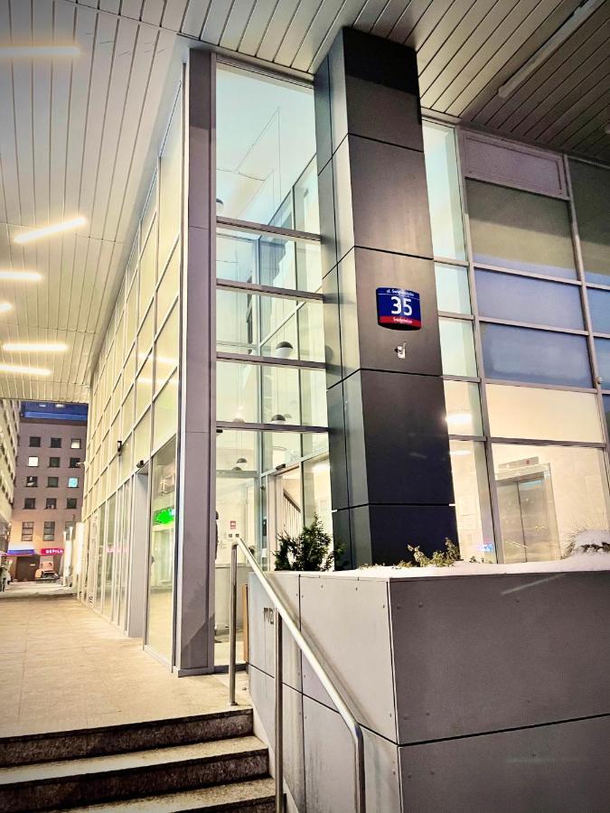 Super Apartament Blue Scisle Centrum Dwie Linie Metra Netflix Wifi 300 Mbs Panorama Miasta Varsovie Extérieur photo
