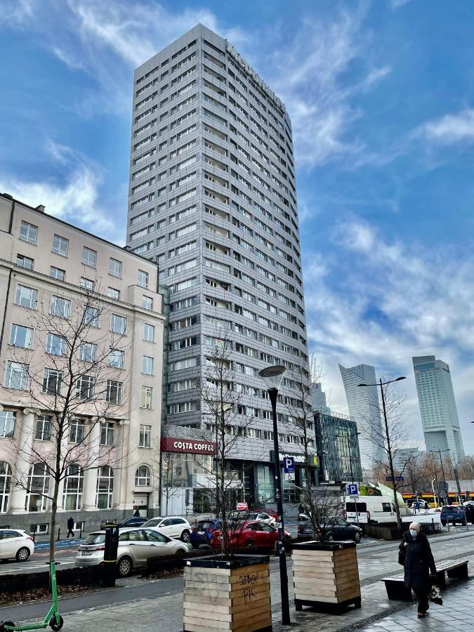 Super Apartament Blue Scisle Centrum Dwie Linie Metra Netflix Wifi 300 Mbs Panorama Miasta Varsovie Extérieur photo