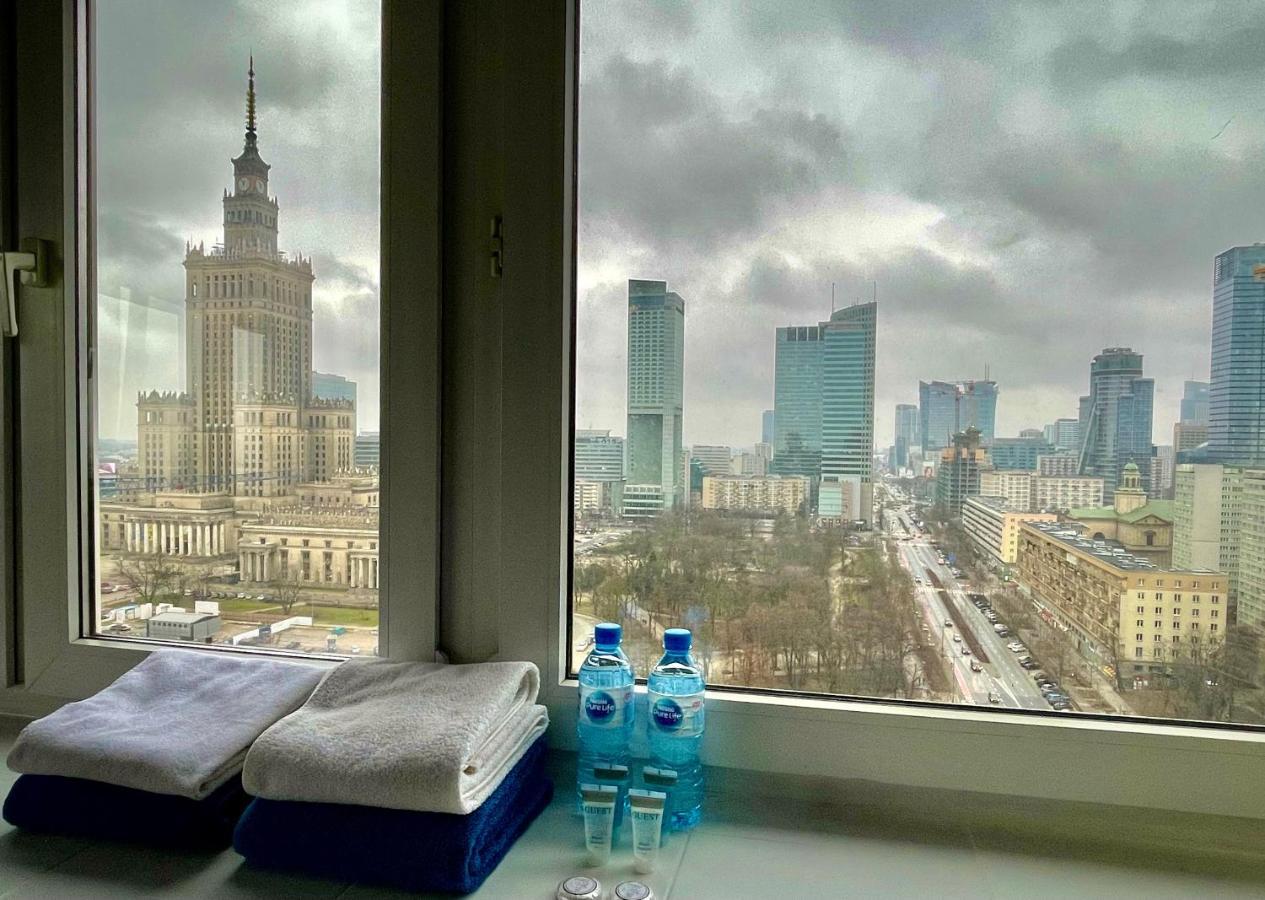 Super Apartament Blue Scisle Centrum Dwie Linie Metra Netflix Wifi 300 Mbs Panorama Miasta Varsovie Extérieur photo