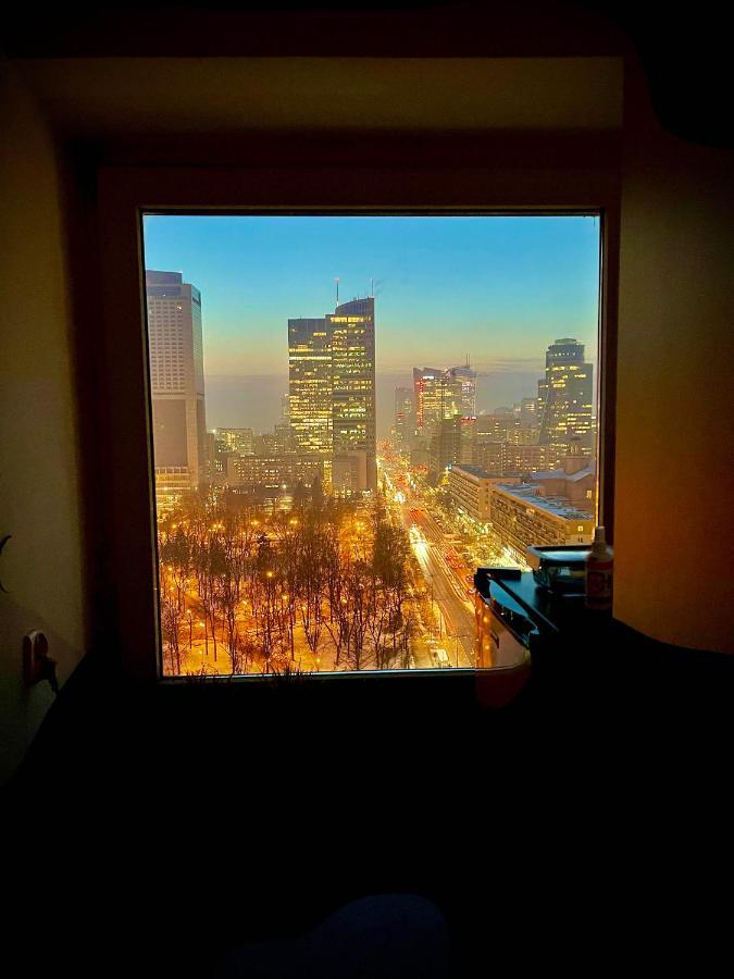 Super Apartament Blue Scisle Centrum Dwie Linie Metra Netflix Wifi 300 Mbs Panorama Miasta Varsovie Extérieur photo