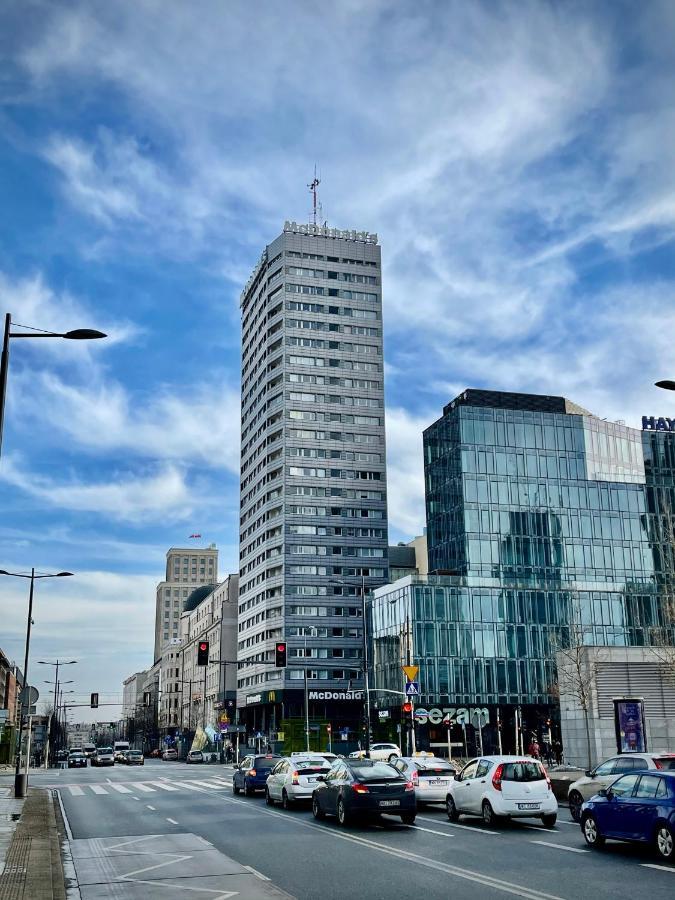 Super Apartament Blue Scisle Centrum Dwie Linie Metra Netflix Wifi 300 Mbs Panorama Miasta Varsovie Extérieur photo