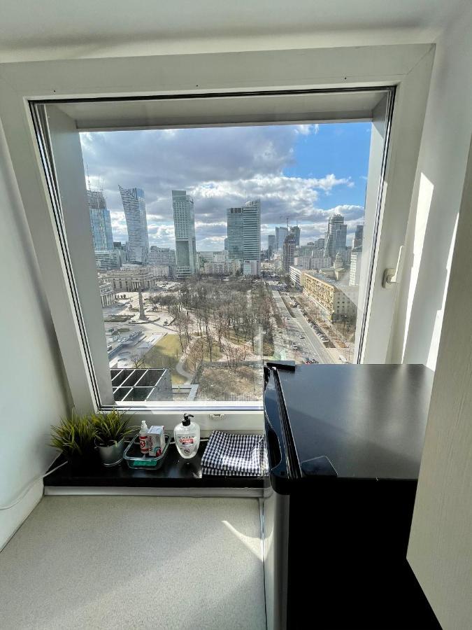 Super Apartament Blue Scisle Centrum Dwie Linie Metra Netflix Wifi 300 Mbs Panorama Miasta Varsovie Extérieur photo