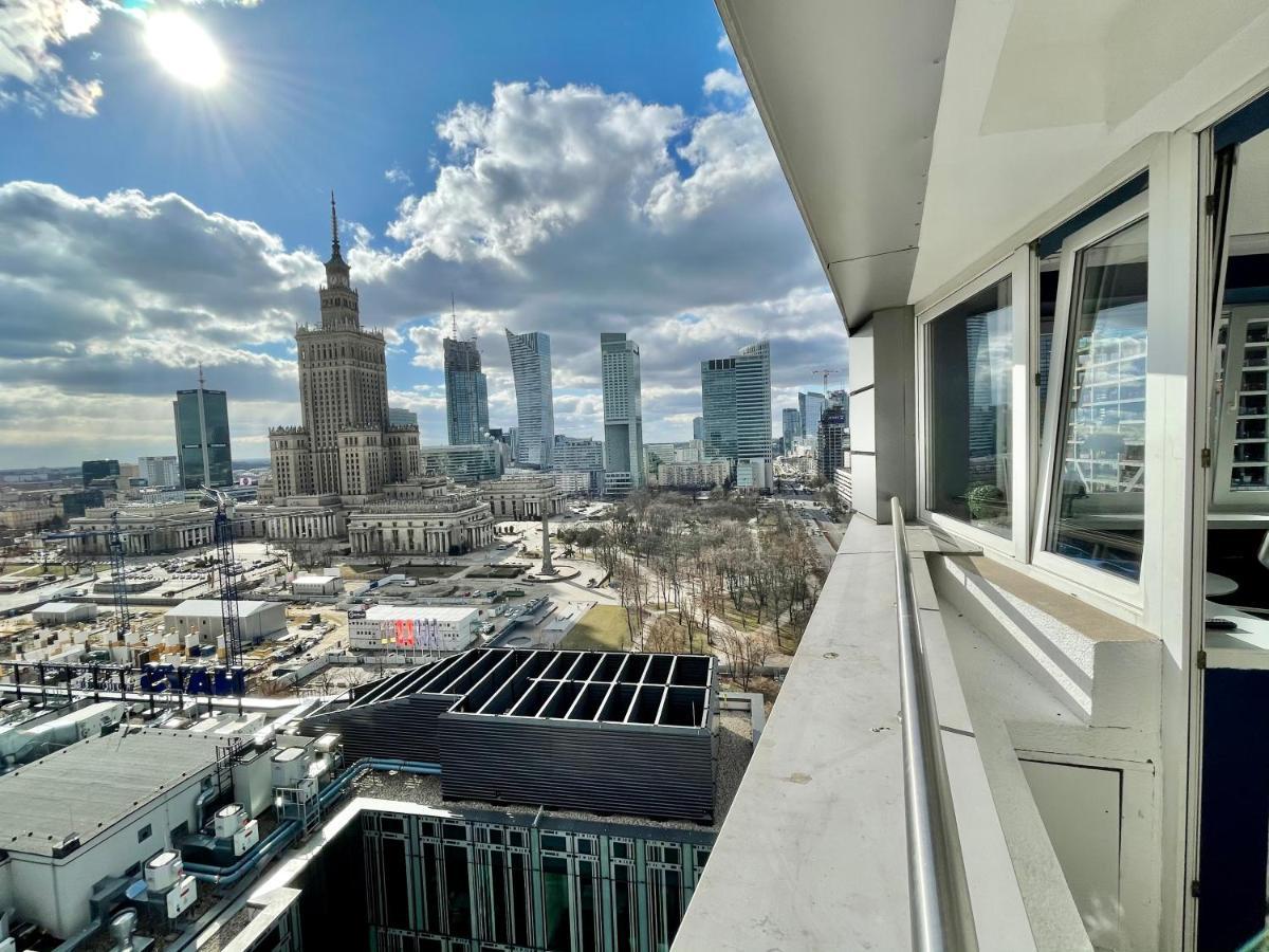 Super Apartament Blue Scisle Centrum Dwie Linie Metra Netflix Wifi 300 Mbs Panorama Miasta Varsovie Extérieur photo